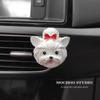Йоркширский Милый Щенок Автомобильный Ароматерапия Автомобильный Парфюм Вентиляционное Отверстие Кондиционера Салон Автомобиля Украшения Ароматный Камень Подарок