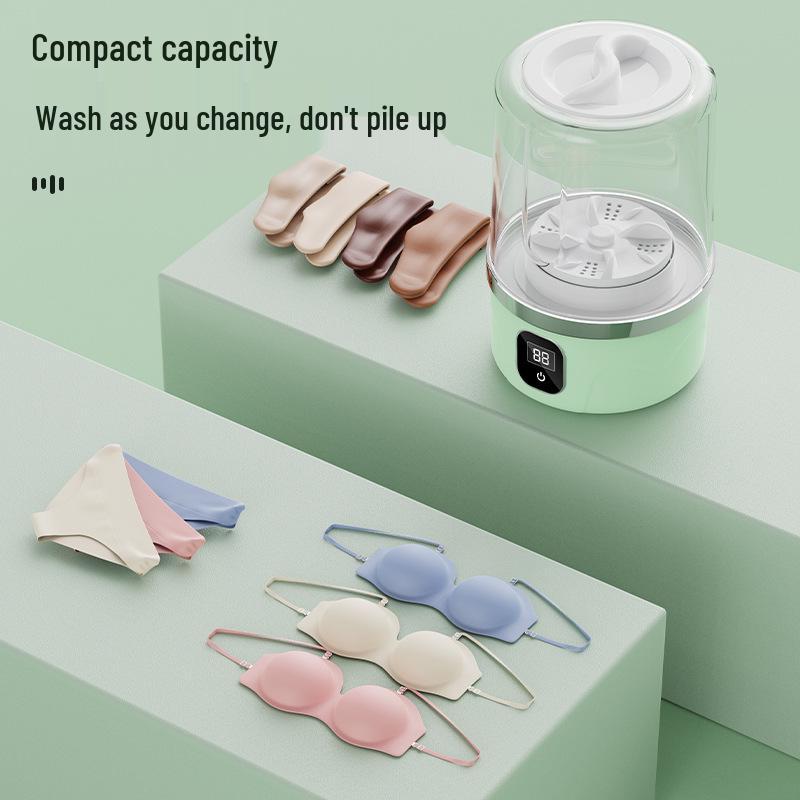 Compact Wireless Mini Washing Cup: Automatic Portable Washer for Underwear and Socks