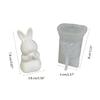 Силиконовые формы для смолы в виде кроликов для изготовления свечей своими руками, формы в виде кроликов