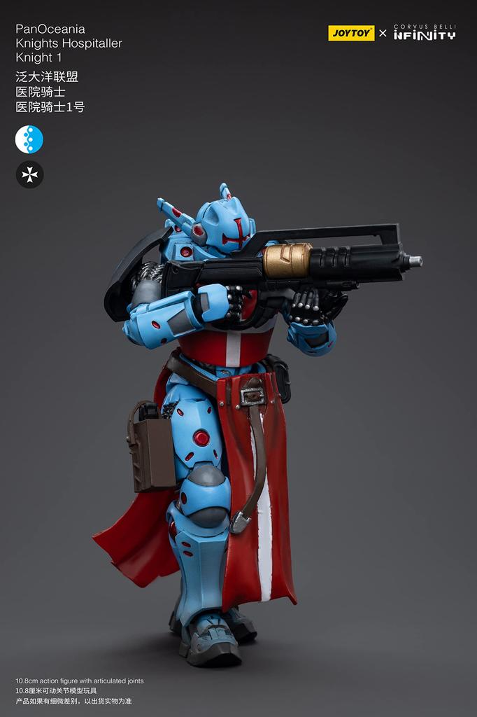 JOYTOY X Infinity Pan Oceania Union Hospitaller Knights Scale PVC ABS Painted Finished Figure Set 1/18 &