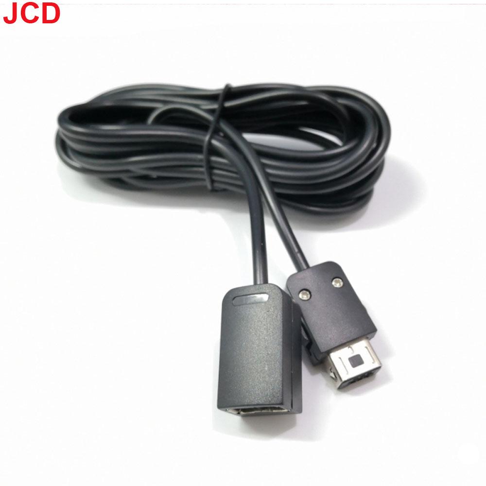 JCD 1pcs 1.8M 3M Extension Cable Game Extender Cord For SNES Classic Mini Controller For NES Wii Controller Black