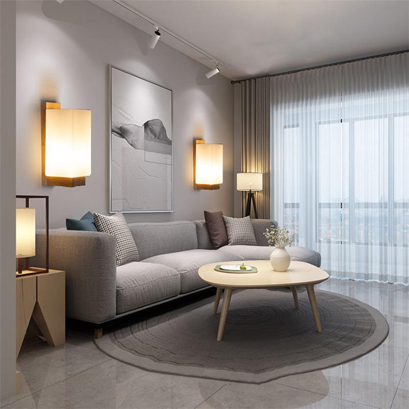 Светодиодные деревянные настенные светильники для спальни, прикроватные настенные бра для дома, гостиной, прохода, балкона, коридора, ночники E27