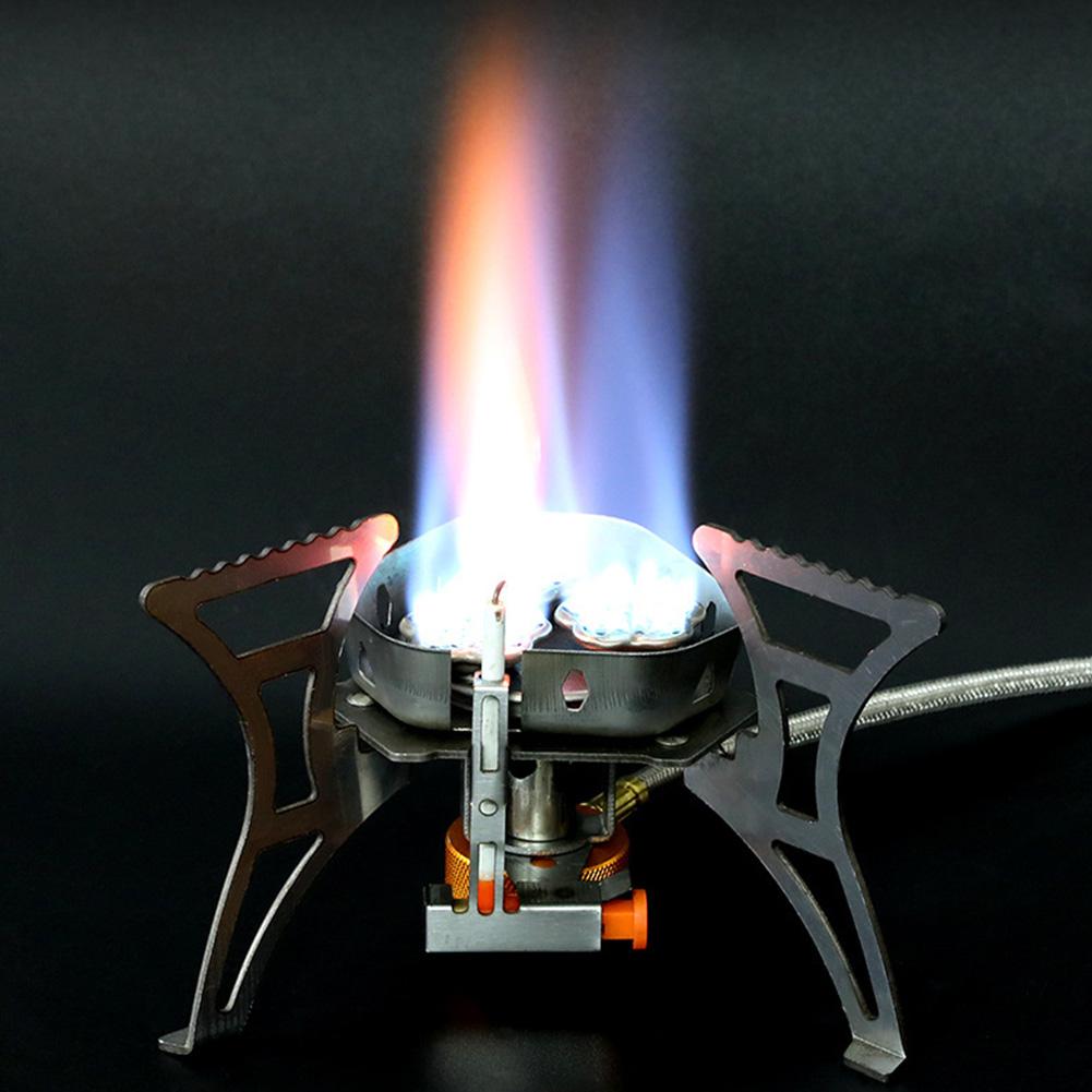 Газовая горелка для кемпинга ветрозащитная портативная газовая горелка с сумкой для хранения походная горелка для кемпинга на открытом воздухе походов путешествий