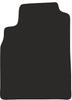 Rubberized Driver Floor Mat For Nissan Almera N16 Hatchback 2000-2006, Polyamide