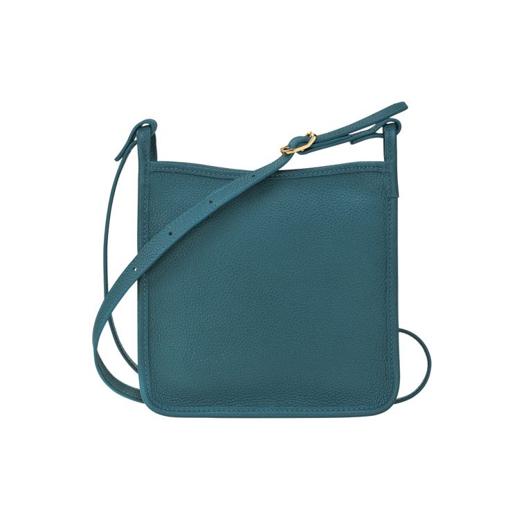 Longchamp Le Foulonné 20 Zipper Closure Adjustable Shoulder Strap Velvet And Calfskin Small Shoulder Crossbody Bag Women Bags Blue Khaki 10138HAT292