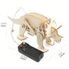1/4 шт. STEM-игрушки Динозавр для детей 3D Деревянная модель-пазл Модель робота Набор для сборки DIY Образовательные Научные Строительные STEM-проекты Подарок