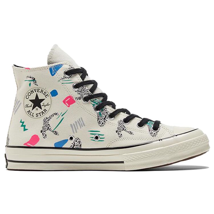 Converse Chuck 70 High Archive Skate - Egret Unisex Sneakers Cream Court-Green 170923C