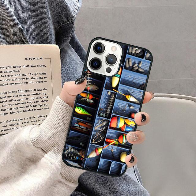 Охота Рыбалка искусство коробка для рыбы Чехол для телефона для iPhone 17 Air 16 16e 15 13 14 11 12 Pro Max Max Plus coque fundas Чехол