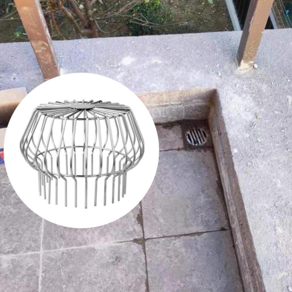 Защитный кожух для водостока, наружный фильтр, сетчатый фильтр, проволочный колпачок, устойчивый к засорению, для балкона, водоотвод, устойчивый к ржавчине