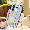Flower Shockproof Phone Case For UMIDIGI G9 5G/Note9 5G Ring Silicone Fashion Design Dirt-resistant Anti-dust Kickstand