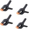 4 Pieces Nylon Spring Clamp, Clamps with Wide Clamping Range Maximum Opening 75 Mm, For Studios