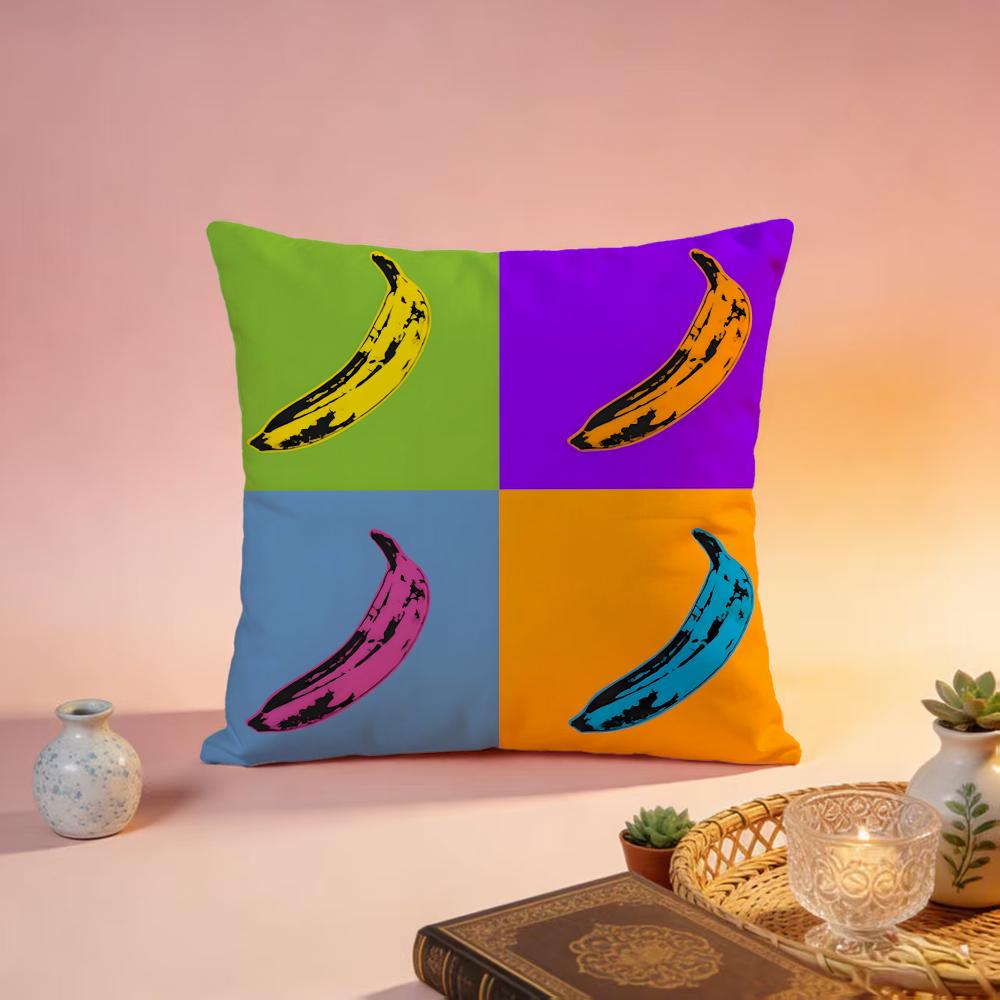 Popular AAndy Warholes Cushion Cover Premium SkinFriendly Pillow Case MultiPurpose for Home Office Travel