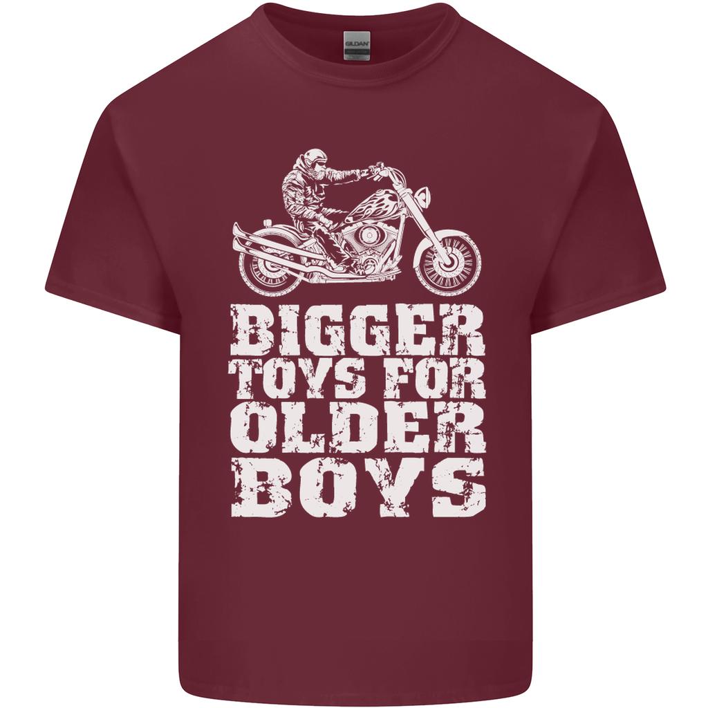 Bigger Toys Older Boys Motorbike Biker Unisexs Light Cotton TShirt