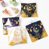 100pcs Eid Mubarak Candy Bag 2024 Ramadan Plastic Self Adhesive Gift Bag Ramadan Kareem Islamic Muslim Party Eid Al Adha Gifts