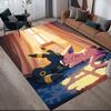Sun & Moon Eevee Anti-Slip Rug, Rectangular Carpet for Bedroom, Living Room & Sofa Zone, Ideal Home Decor
