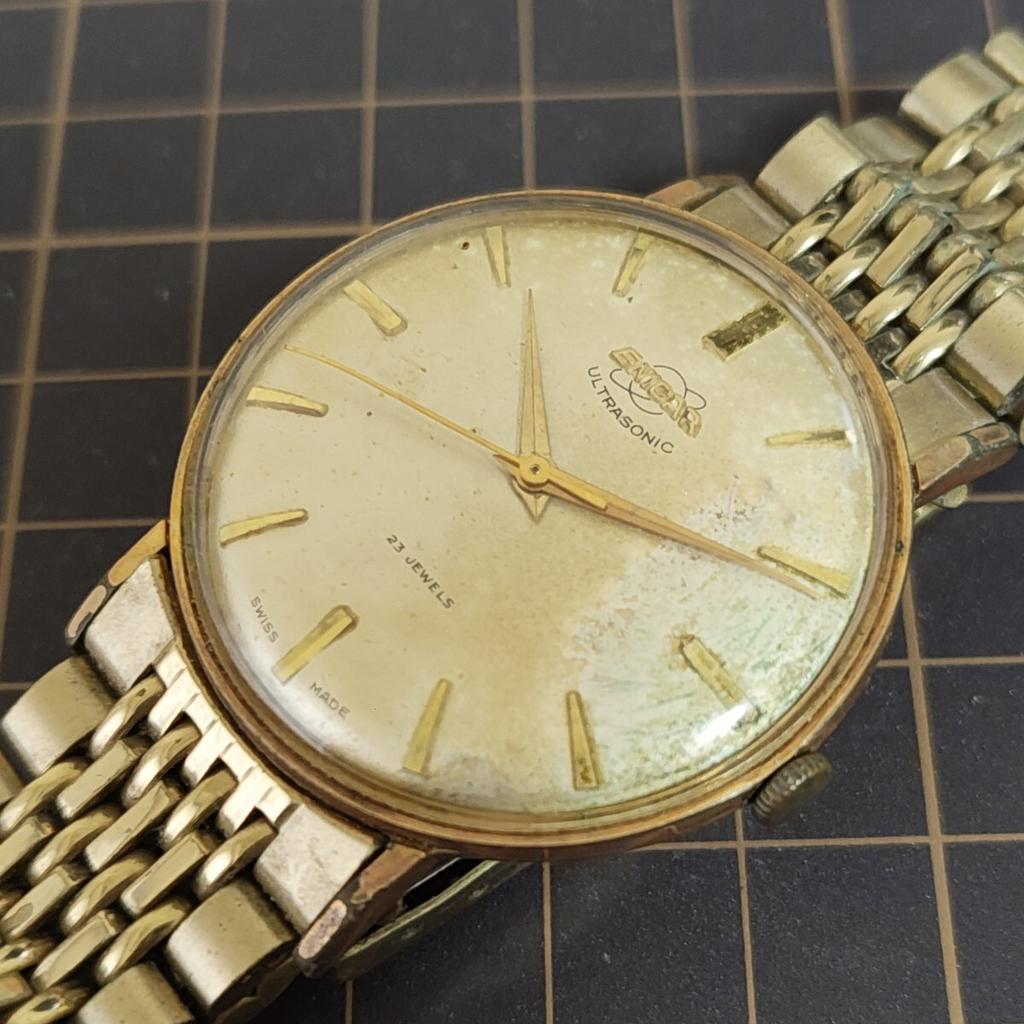 SEIKO ENICAR Модные часы [Рабочее состояние] Мужские часы, С ручным заводом, Золотые, (Код управления K26Y)