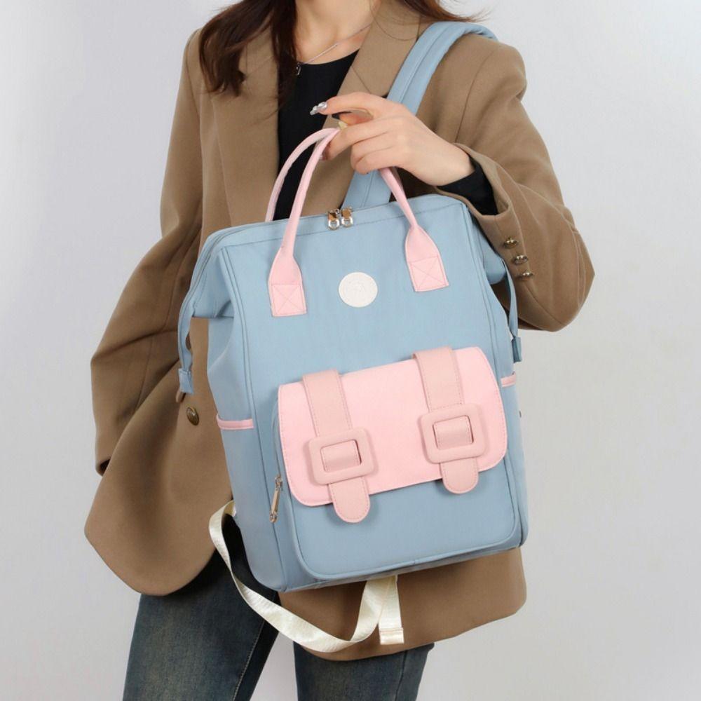 Durable Diaper Bag Backpack Korean Style Breastfeeding Bag Newborns Gift Maternity Bag Baby Care