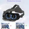 1pc 3D VR Headset Smart Virtual Reality Glasses VR Helmet For IPhone/Android Smartphones Phone Lenses With Controllers Binoculars