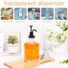 Square Coffee Syrup Bottle Press Type Press Lotion Bottles with Pumps  Oil