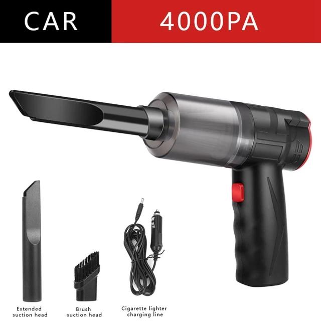 Портативный автомобильный пылесос беспроводной ручной пылесос 16000 Па для автомобиля мощный всасывающий пылесос и воздуходувка 2 в 1
