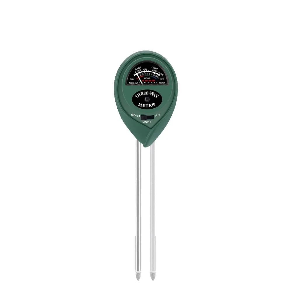 3/4/ In 1 Soil PH Meter Soil Tester Flower Meter Moisture Meter Temperature Sunlight Intensity Analysis Acidity Garden Tool
