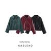 Kaslead New Arrival Women's Clothing Fashion Style Fashion Casual Minimalist Easiest for Match Two Colors Long Sleeves Jacket Outwear