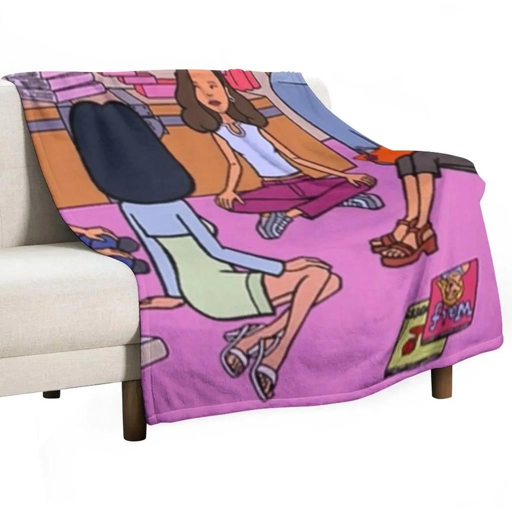The Fashion Club Throw Blanket Stuffeds funny gift cosplay anime Picnic Blankets Sofas Of Decoration Summer Blankets