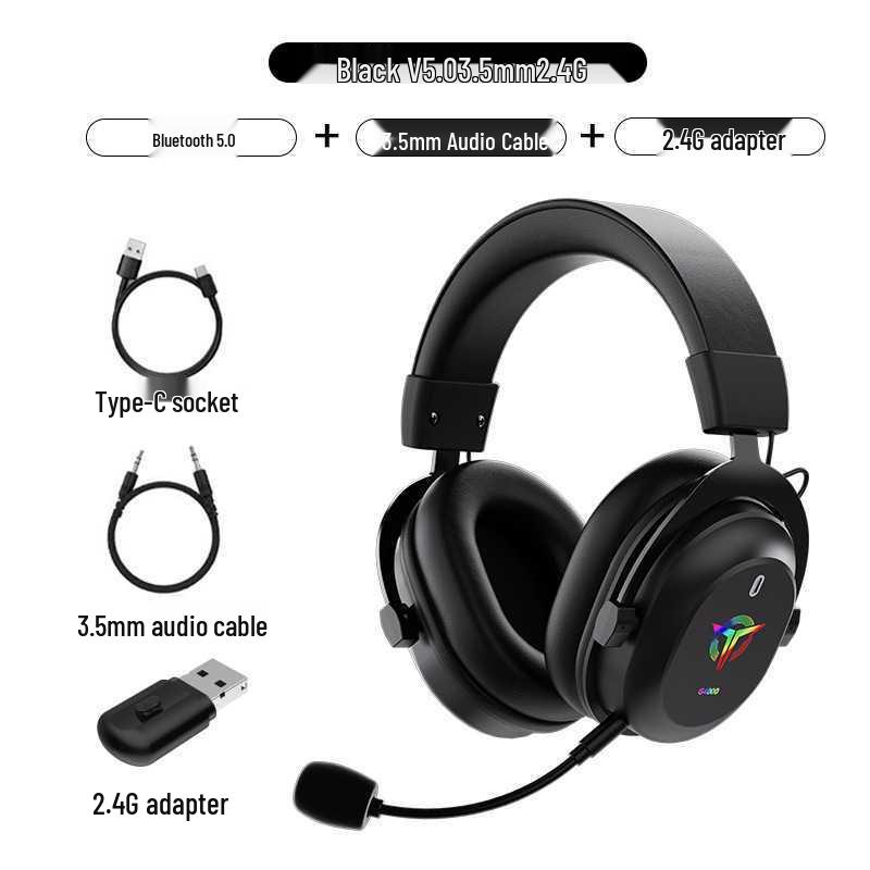 Беспроводная Bluetooth игровая гарнитура с шумоподавлением для трансграничного использования и сверхдолгим временем работы от аккумулятора