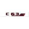 Подходит для задней наклейки с буквами Mercedes Benz C63S GT63S S63LGLE53 SL63S модификация W205 W206 C190 X290 W167 черная красная версия