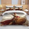 10 Sizes Cartoon Roman Gladiator Bedding Collection Colorful Home Textile Duvet Covers Pillowcases Bedclothes Boys Gift Bedding Set