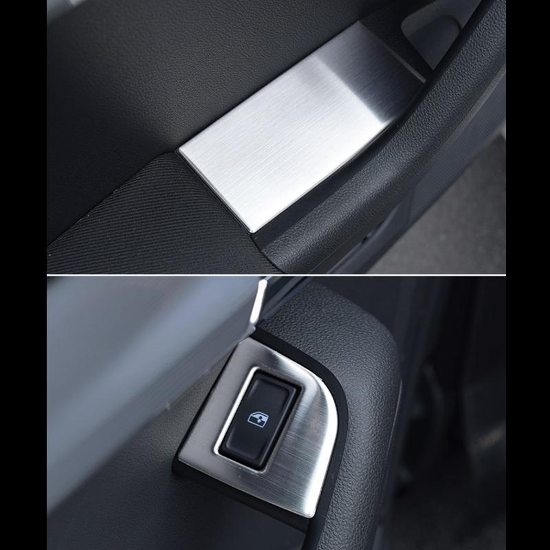 Для Skoda Octavia MK3 A7 2015 2016 2017 2018 аксессуары автомобильная внутренняя дверь, окно, стекло, кнопка подъема, панель, рамка, крышка