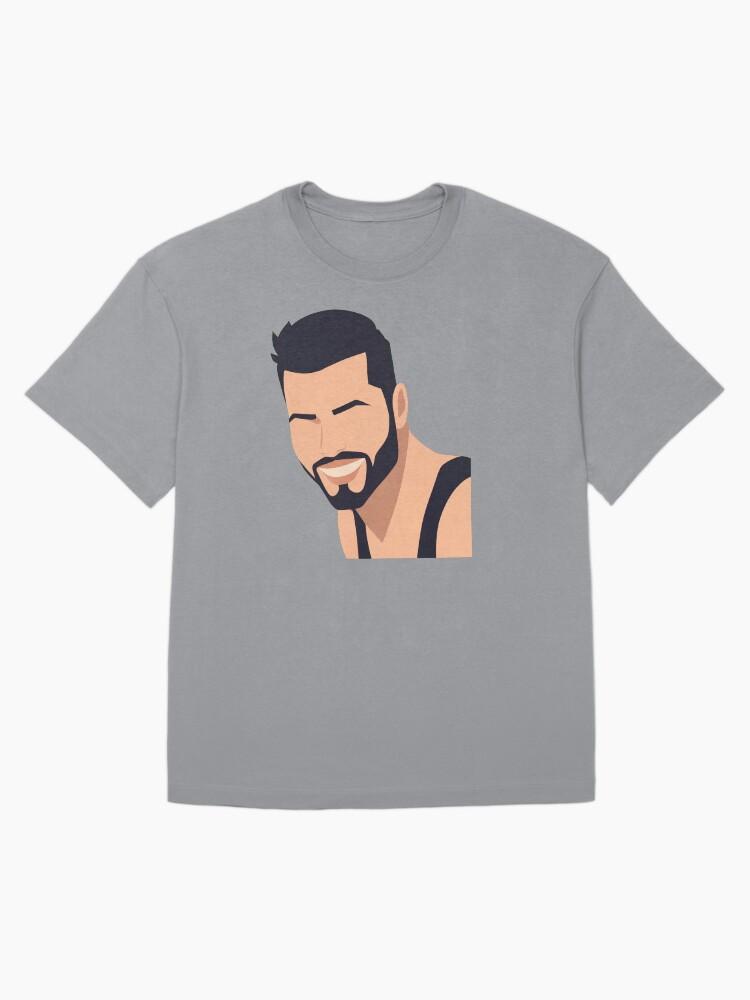 Ricky Martin Ricky Martin Illustration Oversized T-Shirt
