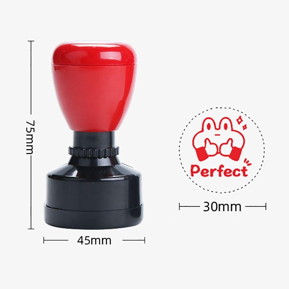 DIY Teacher Encourage Stamp Praises Emoticons Praise Stamps Portable Reward Seal