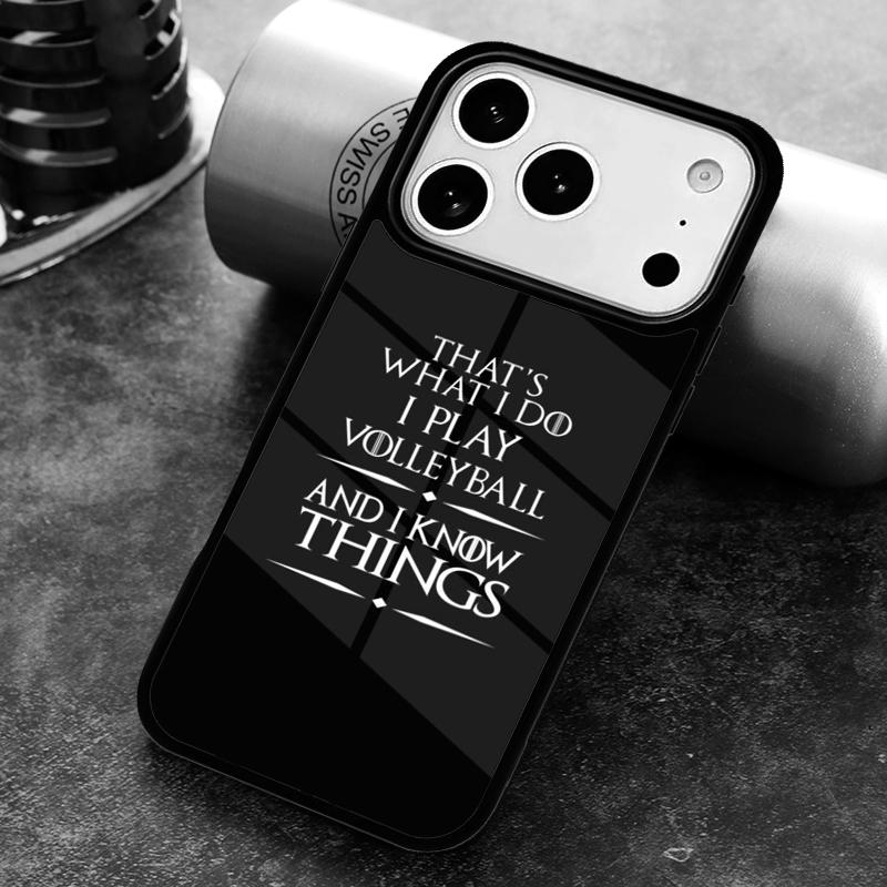 Я ЛЮБЛЮ играть в волейбол Чехол для телефона для iPhone 17 16 15 Pro Max Air 14 13 12 11 Plus Ударопрочный чехол