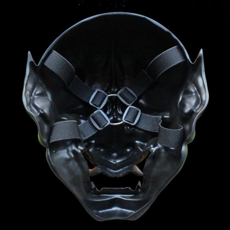 Хэллоуин японский цвет Bonjour Noh Kabuki Демон Маска Hundred Ghosts Night Out смоляной призрак самурай реквизит выпускной бал маска