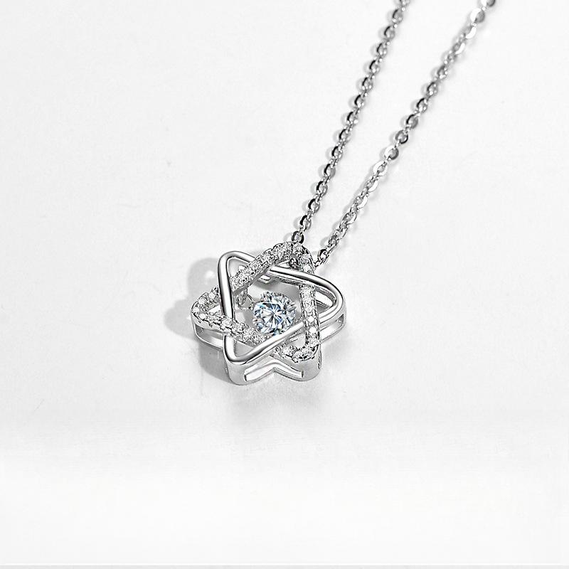 Ожерелье «Шесть звезд»: Женское сердцебиение, высокий уровень чувствительности, ключичная цепочка Tide, легкая роскошь, универсальность и многофункциональность