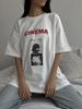 Art Painting Blessyuki Gothic Printed Pure Cotton Tshirts Unisex Summer New Casual Loose Tees Female Streetwear Y2k Clothing