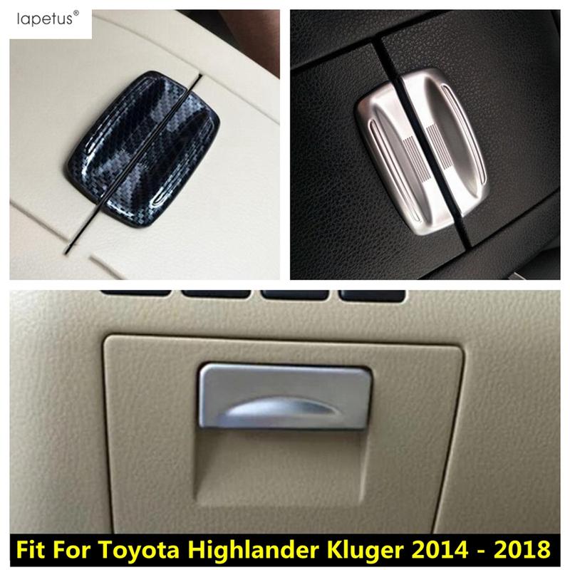 Автоаксессуары Для Toyota Highlander Kluger 2014 - 2018 Подлокотник Ящик для хранения Переключатель / Крышка Рамки Управления Основного Бардачка Водителя