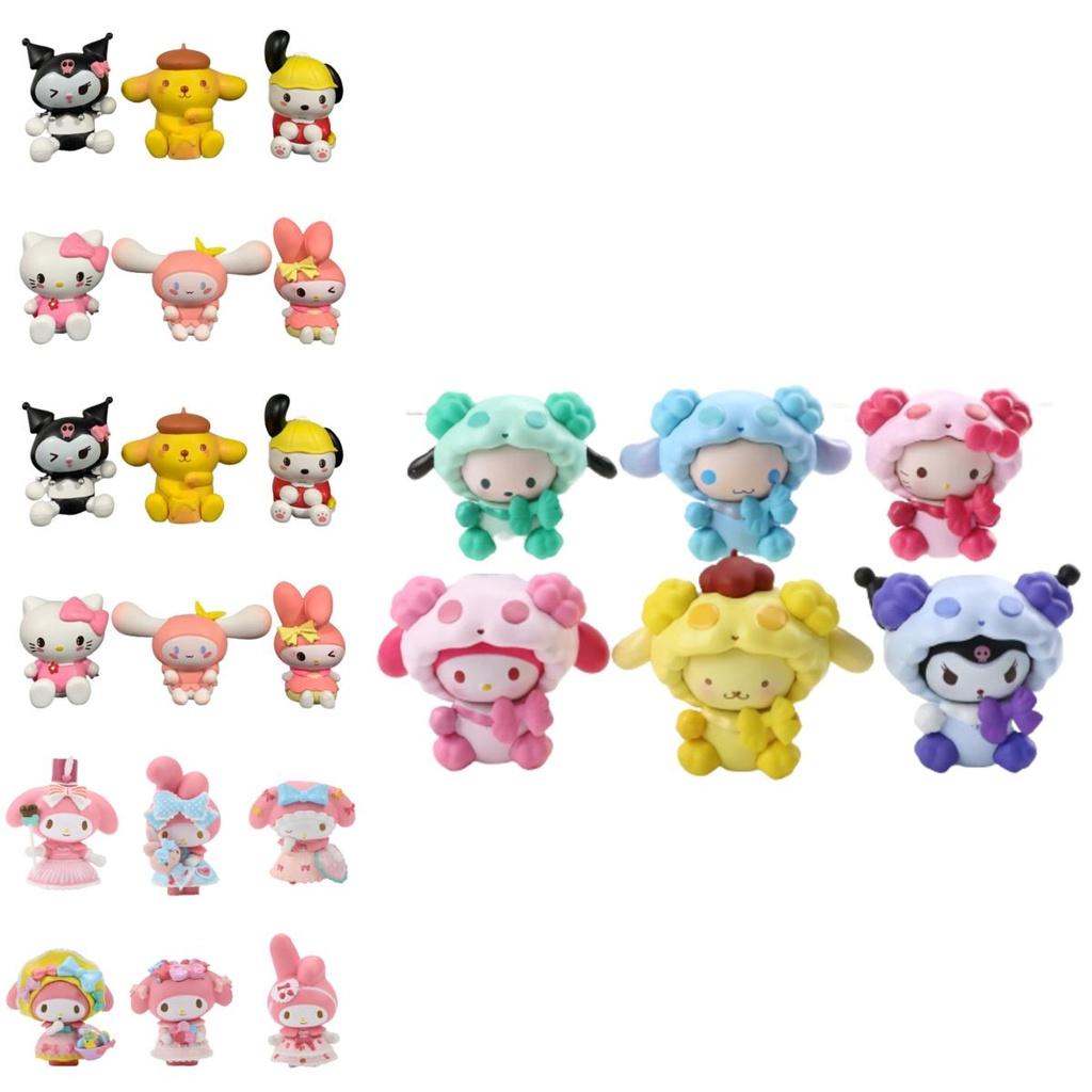 High-quality Sanrio My Melody Figure Doll Toy Set For Office And Family Gifts