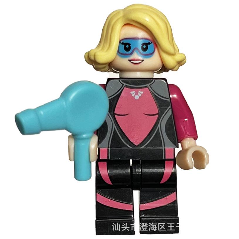 Девочка Принцесса Строительный Блок Кукла Детская Головоломка Сборка Игрушка Сумка