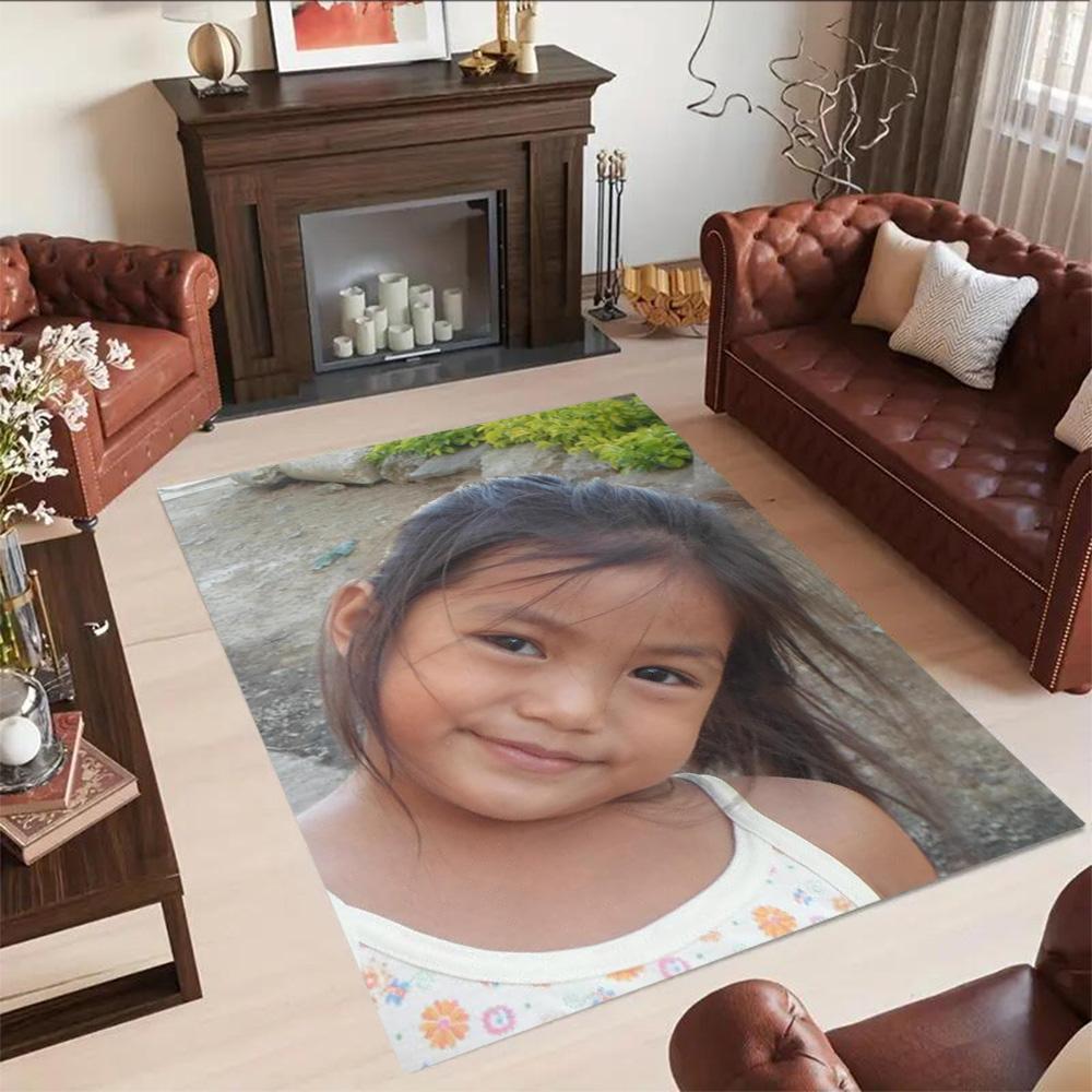 Customize Photos Customized image Floor Rug Office Rug Suitable for Dining Room Entryway Game Room Living Rooms Anti-slip Rug Decorate Offices