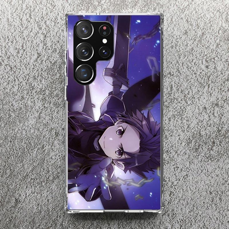 Чехол для телефона Аниме Sword Art Online для Samsung Galaxy S25 S24 S23 Ultra S22 Plus S21 S20 FE S10 + S25Ultra S24U Мягкий чехол-оболочка