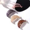 Fashion Hair Accessories Plastic Transparent Banana Clip Hair Clips Ponytail Holder Hair Claws