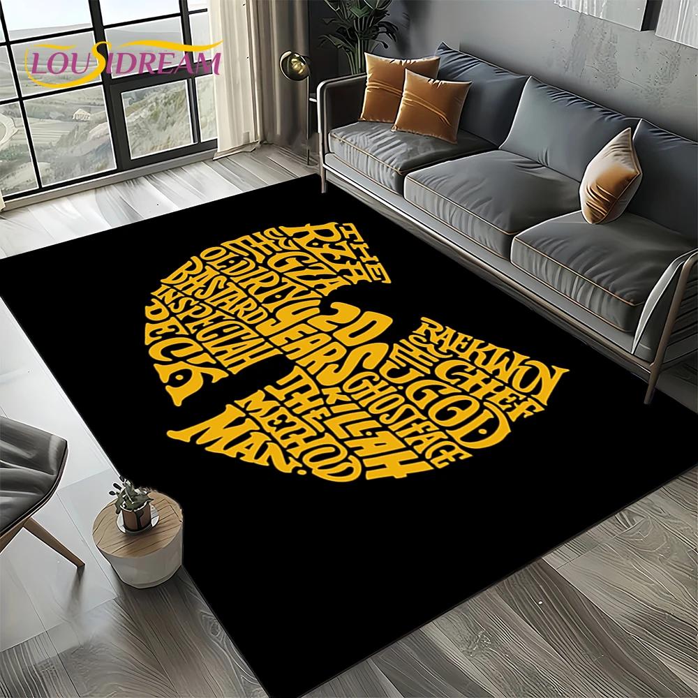 3D Wu T-TANG Кланы Хип-хоп Знак Ковер для Спальни Гостиной Домашний Декор Дивана,Большой Декоративный Коврик для Игр Детей