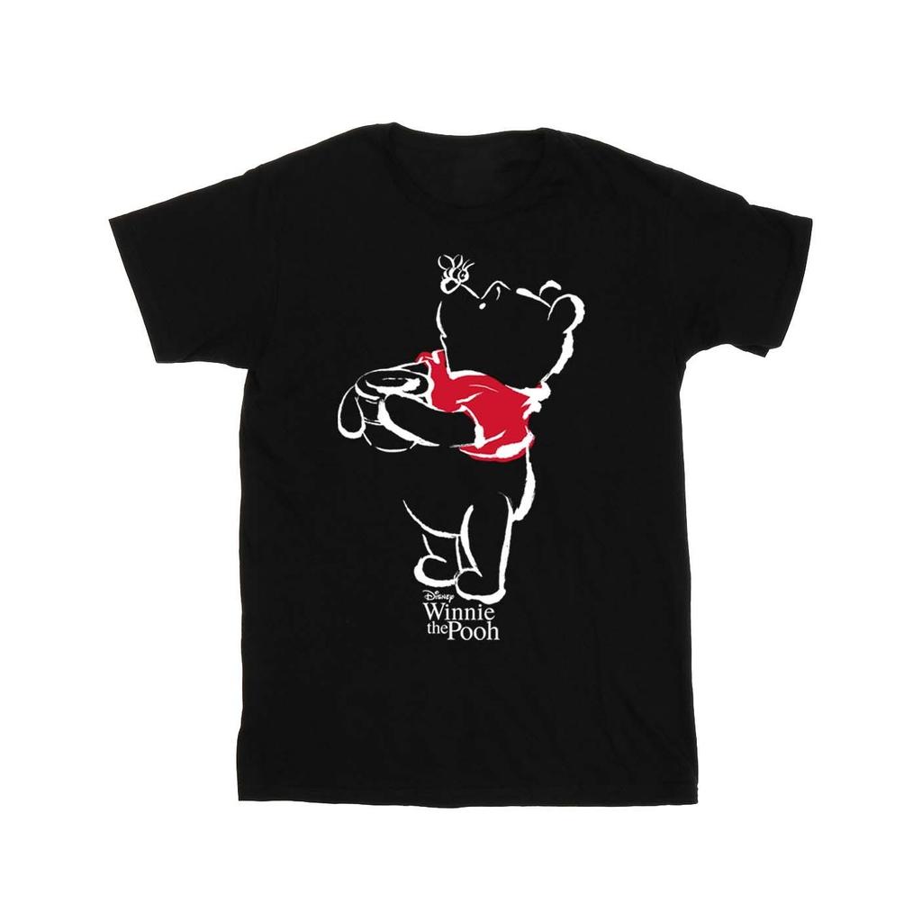 Disney Girls Winnie The Pooh Drawing Cotton T-Shirt