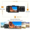 3-канальная видеокамера для приборной панели WIFI CAR DVR 1080P 3-объективная видеокамера для приборной панели внутри автомобиля Трехсторонняя камера Черный ящик Регистратор Видеорегистратор Видеокамера