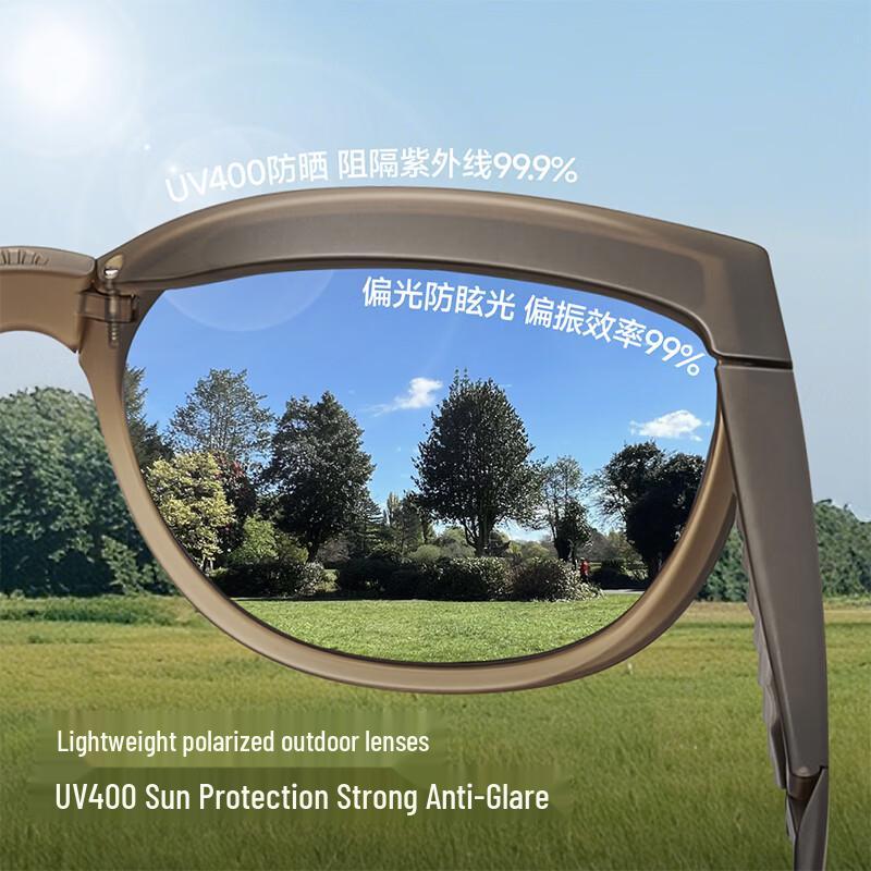 Beneunder Unisex Foldable Boston Frame Fit-over Sunglasses