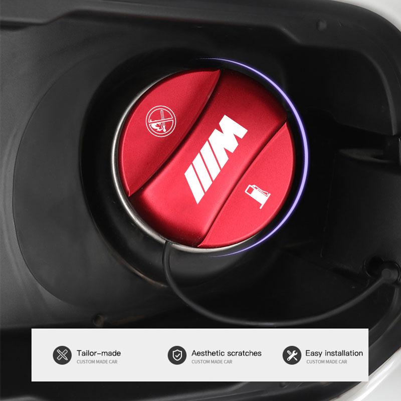 BAGD7 Car Sticker Oil Tank Protect Cover Refuel Fuel Tank Cap Accessories For BMW X1 X2 X3 X5 X4 X6 X7 G30 G20 G32 F40 F30 F20 F10 F34