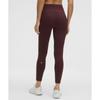 Lululemon Wunder Train High Rise Tight с карманами 25 Goodnight Plum