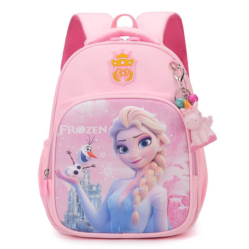 Детский рюкзак Elsa Cinnamoroll Kuromi Человек-Паук Мультяшный С прочным нейлоном Для детского сада Школы
